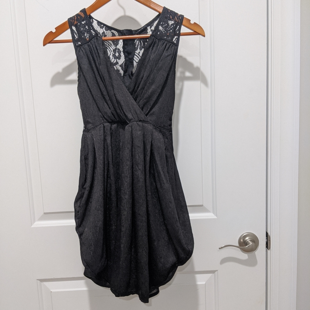 H&M Black Dress with Lace Back